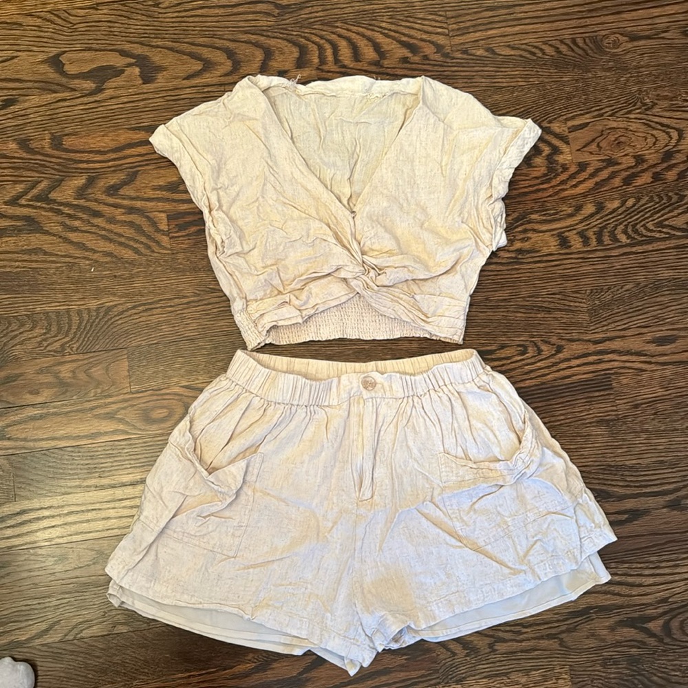 100% Linen set